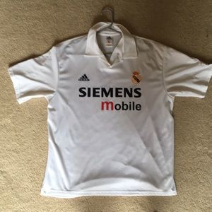 Vintage Real Madrid Raul Soccer Jersey XL